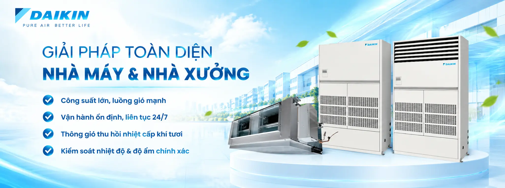 Báo giá điều hòa công nghiệp Daikin