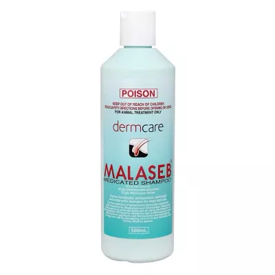 Sữa tắm trị nấm, viêm da cho chó mèo Malaseb 250ml