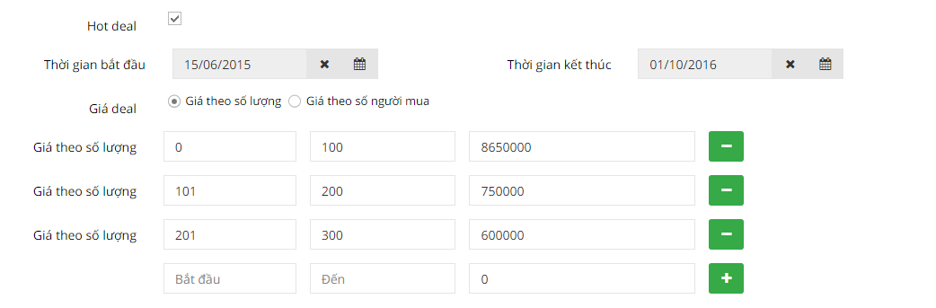Bán hàng theo deal