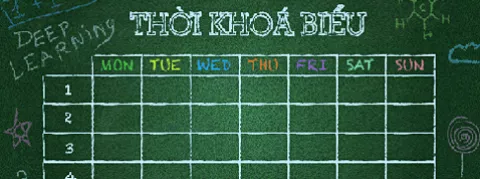 Thời khóa biểu