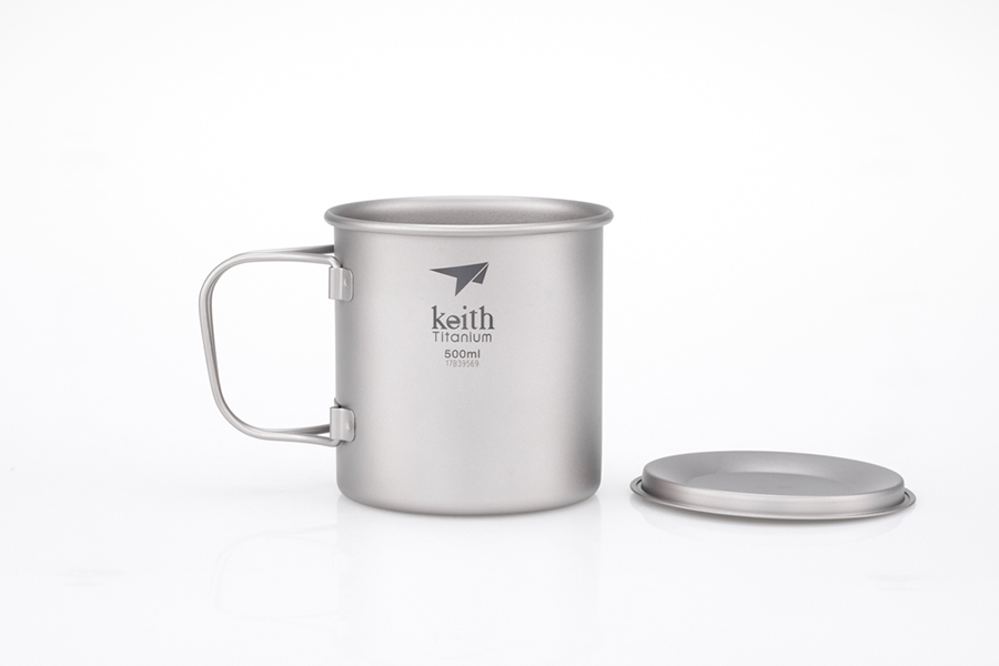 Cốc titanium Keith Mug 500ml