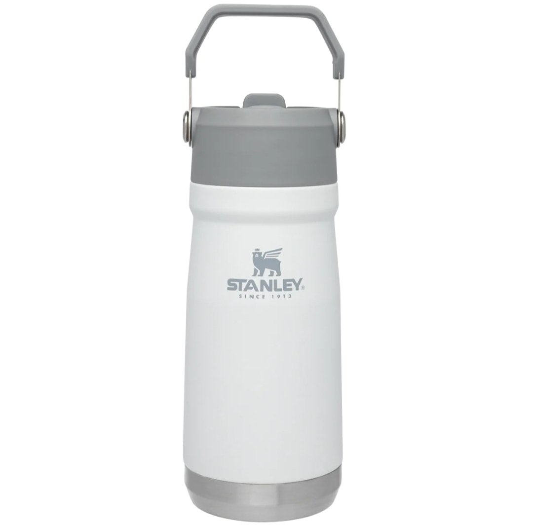 Stanley - The IceFlow Flip Straw Water Bottle - 500ml / 17oz - Polar White