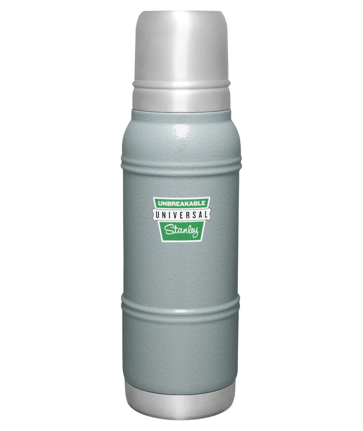 THE MILESTONES THERMAL BOTTLE | 1.1 QT  1960 Hammertone Silver