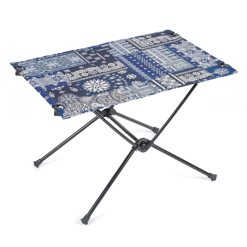 HELINOX TABLE ONE HARD TOP Blue Bandana Quilt