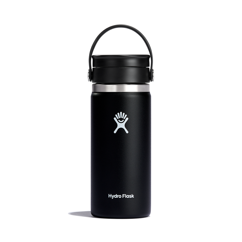 Bình nước giữ nhiệt Hydro Flask Wide Flex Sip Lid 16 oz Black