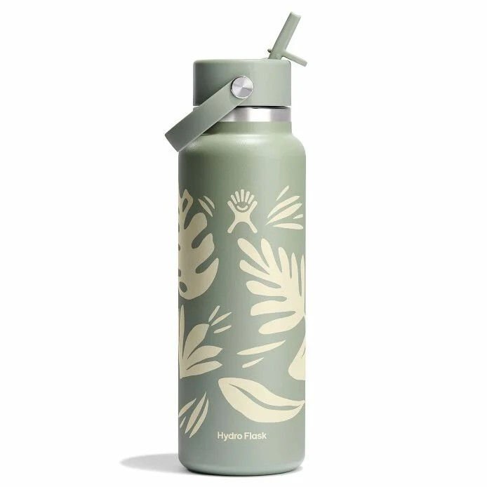 Bình giữ nhiệt HYDRO FLASK WIDE FLEX STRAW CAP 40 OZ – BOTANICAL BLISS AGAVE (Limited Edition)