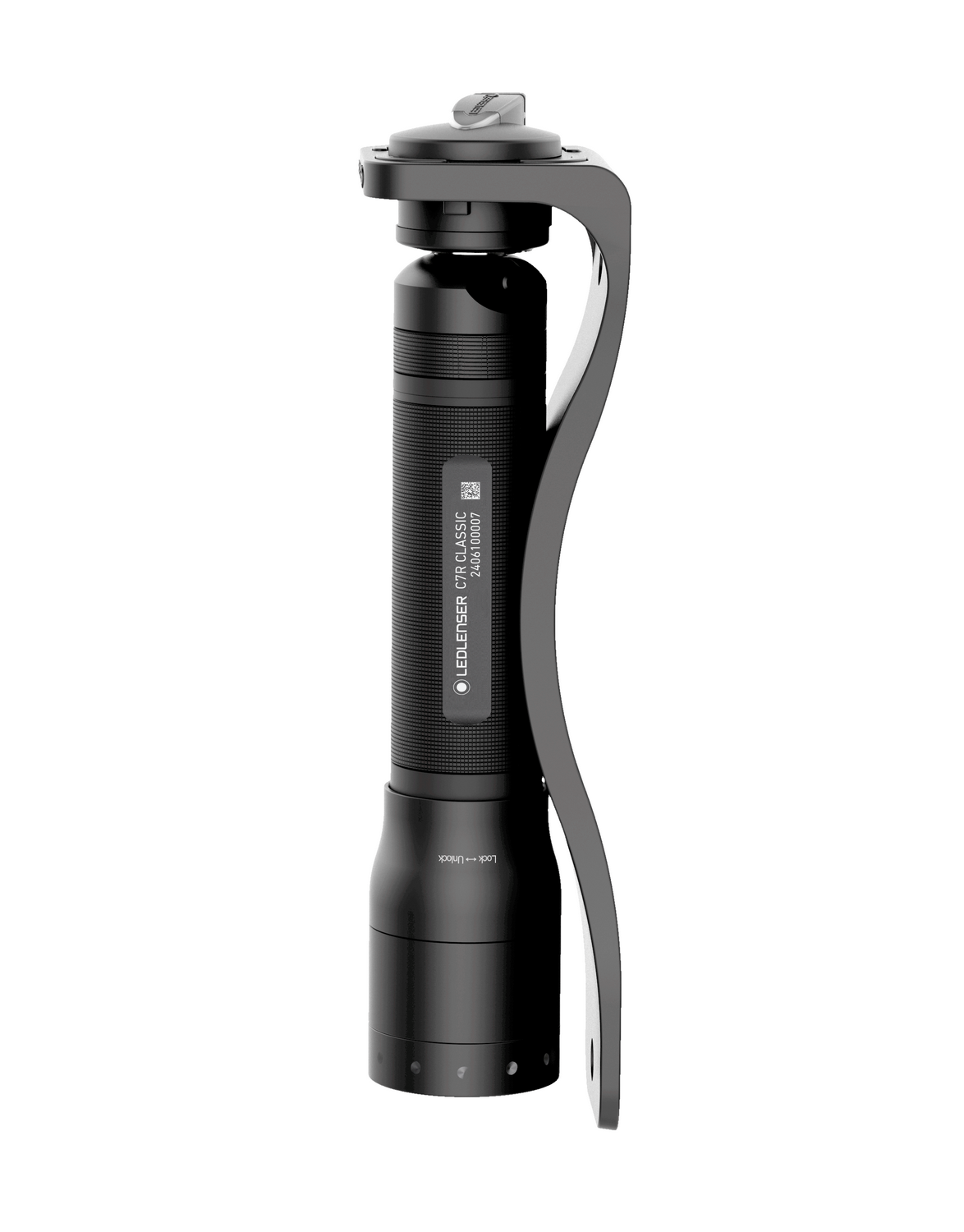Thân đèn pin Ledlenser C7R Classic màu đen