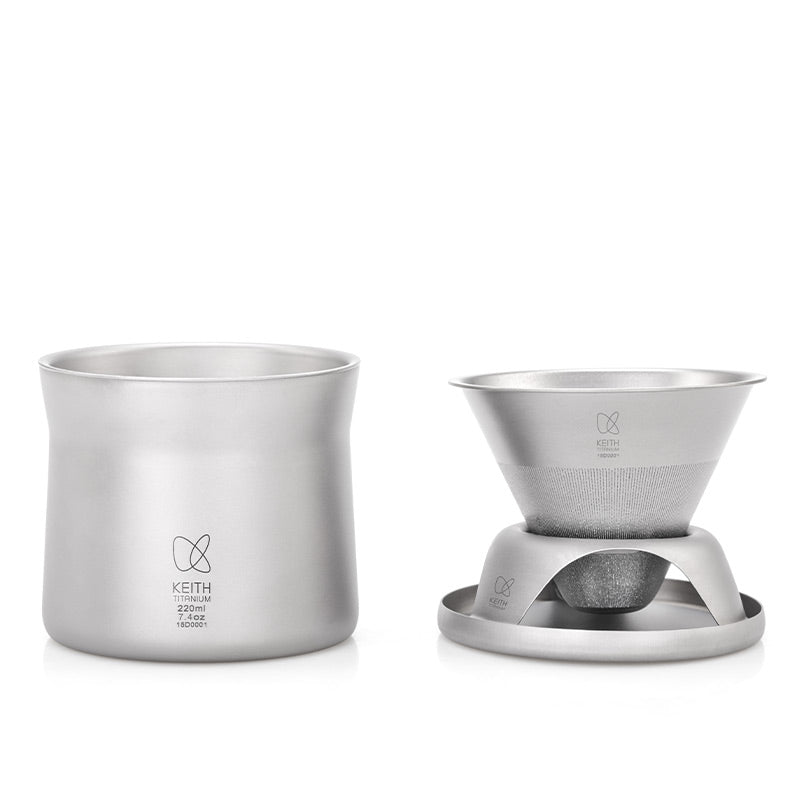 Keith Ti3911 - Titanium Pour-Over Coffee Maker