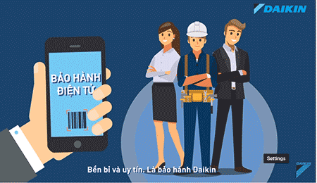 Hướng dẫn kích hoạt bảo hành điện tử điều hòa Daikin