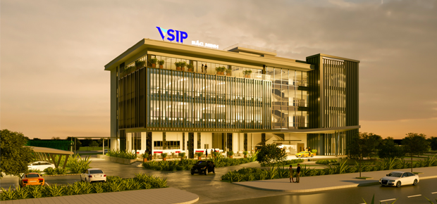 Tư Vấn, Thiết Kế, Thi Công, Lắp Đặt  Điều Hòa Trung Tâm Cho Nhà Điều Hành KCN VSIP - Bắc Ninh