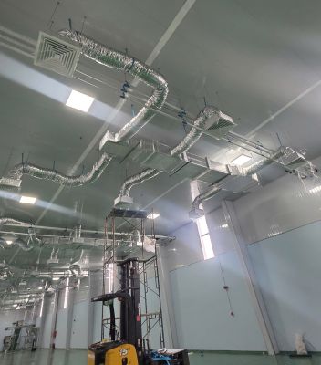 Tư Vấn, Thiết Kế, Thi Công, Lắp Điều Hòa Công Nghiệp Packaged Cho Nhà Xưởng Đóng Gói Hạt Điều Minh Phước