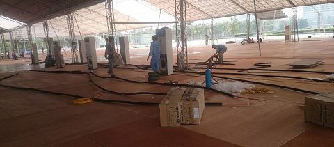 Lắp máy điều hòa cho thuê tại nhà bạt