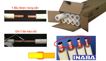 Báo giá ống đồng cây thái lan đã luồn bảo ôn cách nhiệt, chống cháy