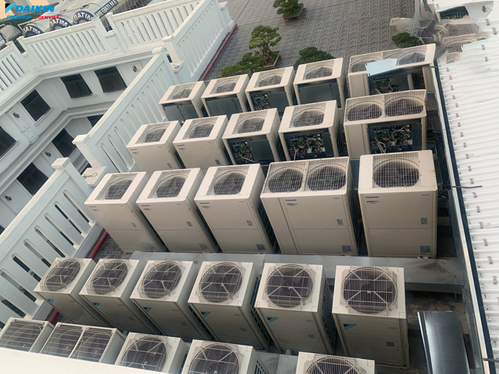 Kiểm tra tổng thể hệ thống điều hòa trung tâm Daikin