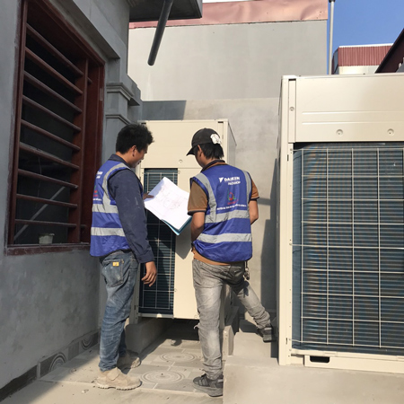 Quy trình kiểm tra bảo dưỡng điều hòa trung tâm Daikin VRV