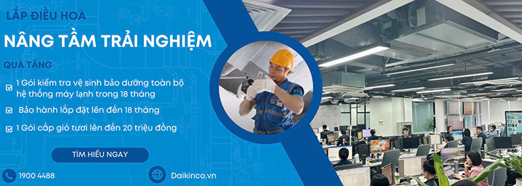 Khuyến Mại Trị Giá Lớn Khi Lắp Điều Hòa Daikin