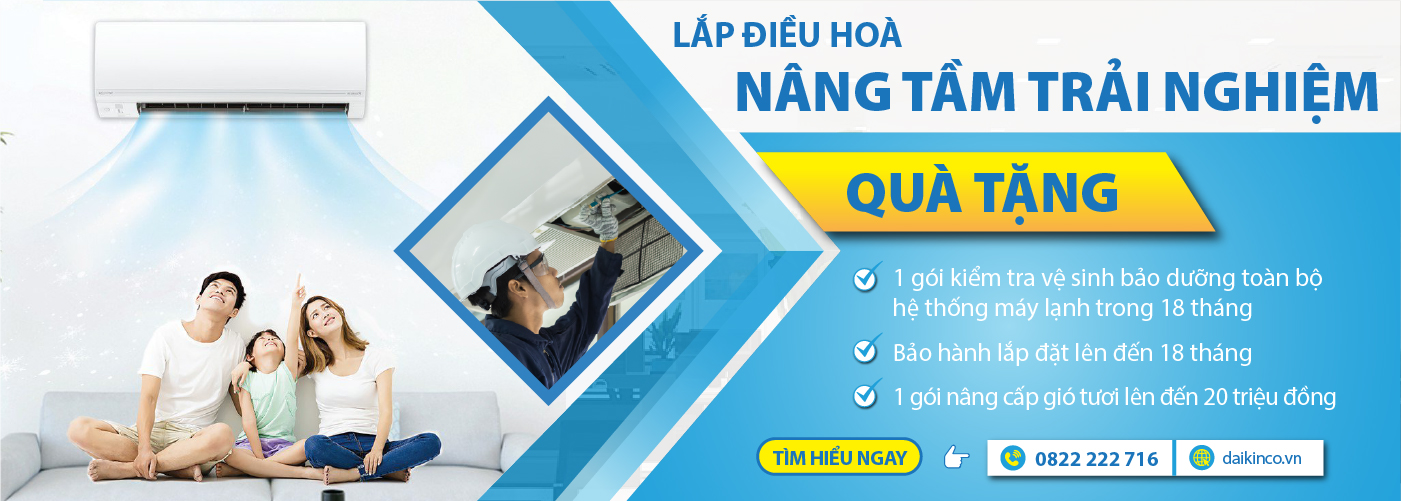 Khuyến Mại Trị Giá Lớn Khi Lắp Điều Hòa Daikin