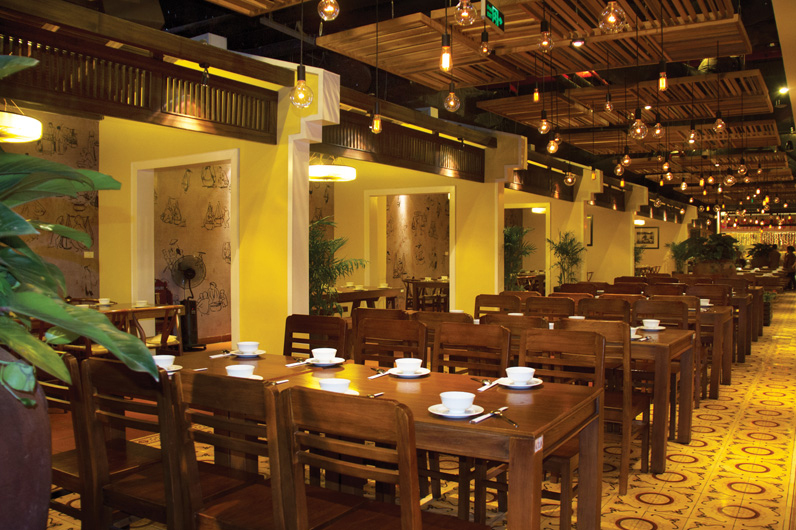 Điều hòa lắp cho nhà hàng có không gian thoáng đãng