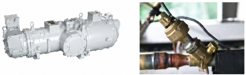 Chiller UAY-SQ3 sử dụng hai máy nén trục vít đơn