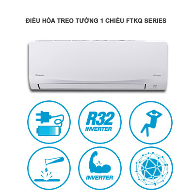 Điều Hòa Treo Tường Daikin 1 chiều Inverter FTKQ series