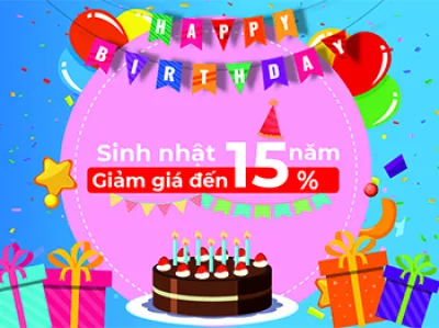 Giảm Tới Mừng Sinh Nhật Sen Việt Group 15 Tuổi