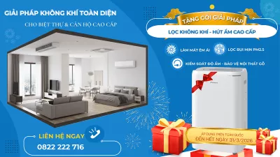 [KHAI XUÂN 2026] Lắp Điều Hòa Daikin Tặng Gói Giải Pháp Lọc Không Khí Hút Ẩm Cao Cấp