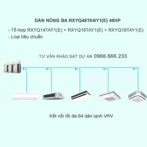 Điều hòa trung tâm Daikin 2 chiều VRV IV RXYQ48TANY1(E) 48HP