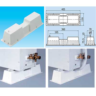 Bệ nâng cục nóng điều hòa PP LC-360N