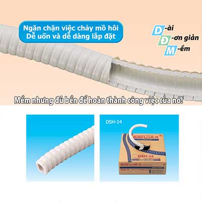 Ống xả mềm kèm bảo ôn DSH