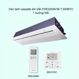 Dàn lạnh cassette âm trần điều hòa trung tâm Daikin VRV FXEQ20AV36 7,500BTU