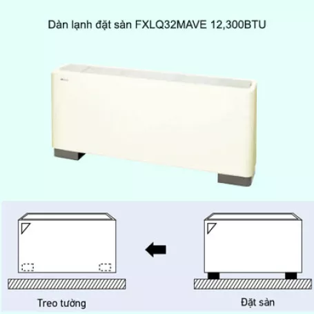 Dàn lạnh đặt sàn điều hòa trung tâm Daikin VRV FXLQ32MAVE 12,300BTU