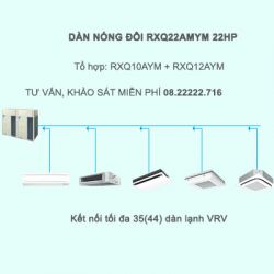 Điều hòa trung tâm Daikin VRV A RXQ22AMYM 22HP 1 chiều