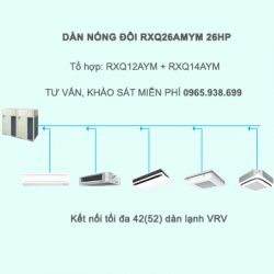Điều hòa trung tâm Daikin VRV A RXQ26AMYM 26HP 1 chiều