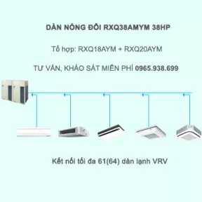 Điều hòa trung tâm Daikin VRV A RXQ38AMYM 38HP 1 chiều