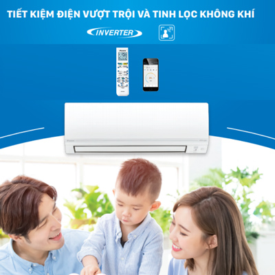 Lắp Điều Hòa Treo Tường Daikin FTKC25UAVMV/RKC25UAVMV 9000BTU 1 Chiều