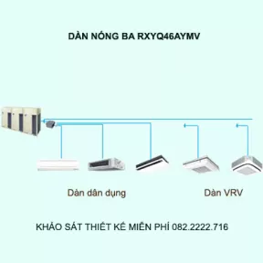 Điều hòa trung tâm Daikin VRV H RXYQ46AYMV 46HP 2 chiều