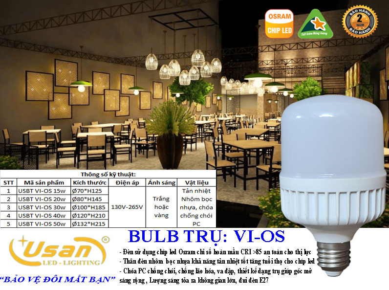 bulb trụ vios 3