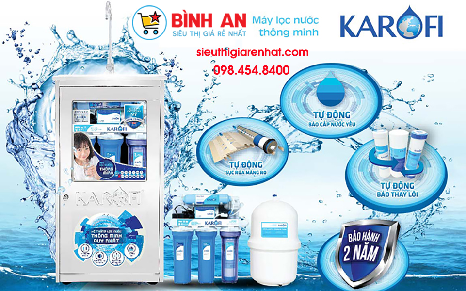 Sử dụng ngay máy lọc nước RO cho gia đình