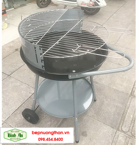 Bếp nướng than hoa ngoài trời có bánh xe G216