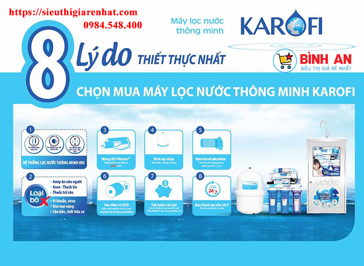 Những lọi ích của máy lọc nước RO đối với con người