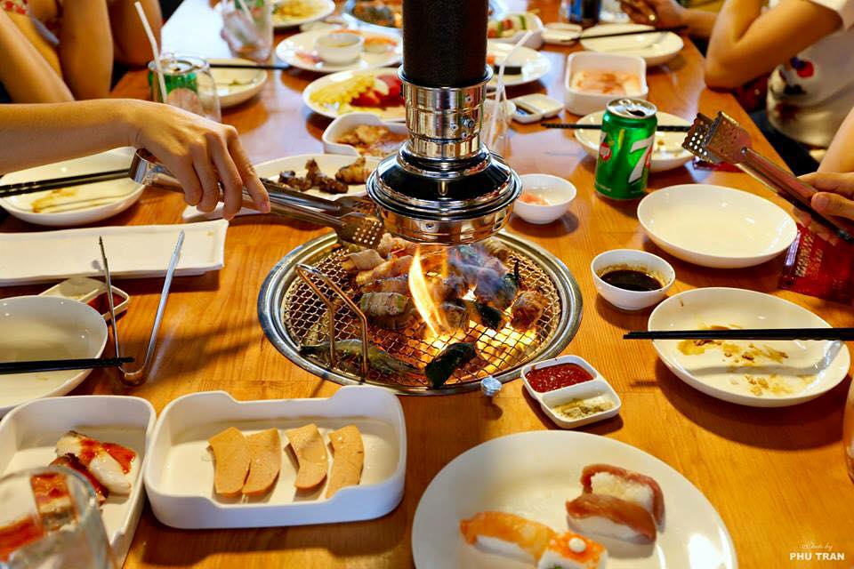 Hệ thống bếp nướng than không khói nhà hàng cao cấp