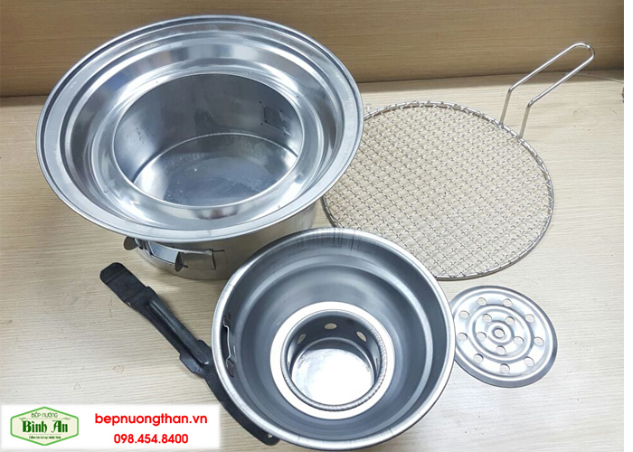 Bếp nướng than hoa inox cao cấp