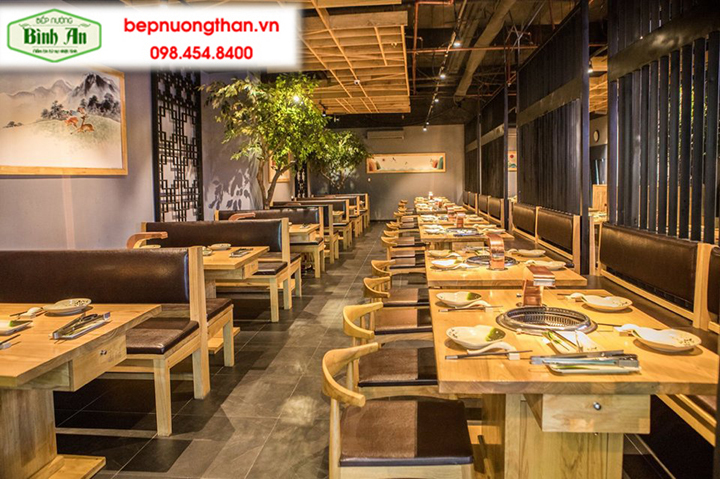 Phân phối bàn ghế nhà hàng lẩu nướng cao cấp
