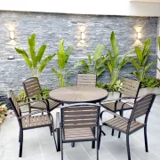Thay Đổi Không Gian Với Bộ Bàn Ghế Sân Vườn D100 Composit