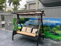 XÍCH ĐU NHÔM ĐÚC 3 CHỖ - LỰA CHỌN THÔNG MINH CHO KHÔNG GIAN SÂN VƯỜN NGOÀI TRỜI CỦA BẠN