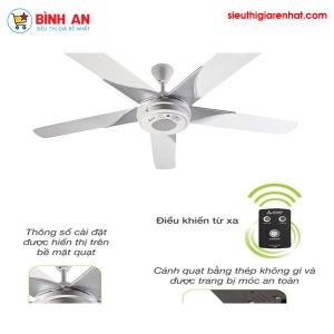 Quạt trần 5 cánh mitsubisih C56-RQ5 chính hãng