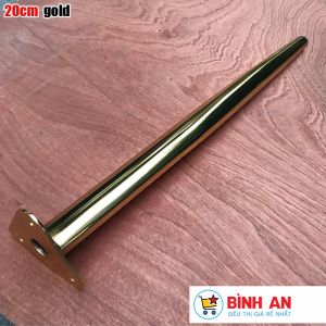 chân bàn cafe louis màu vàng