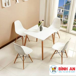 bàn eames vuông 80*80cm