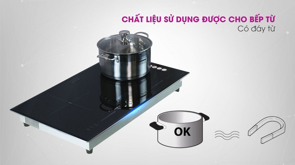 Bếp từ  đôi MUTOSI MI-95D