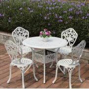 bàn ghế nhôm đúc đẹp-D900